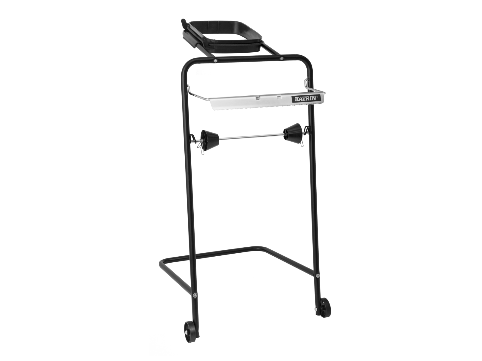 Stojak do czyściw podłogowy KATRIN 54909 BLACK
